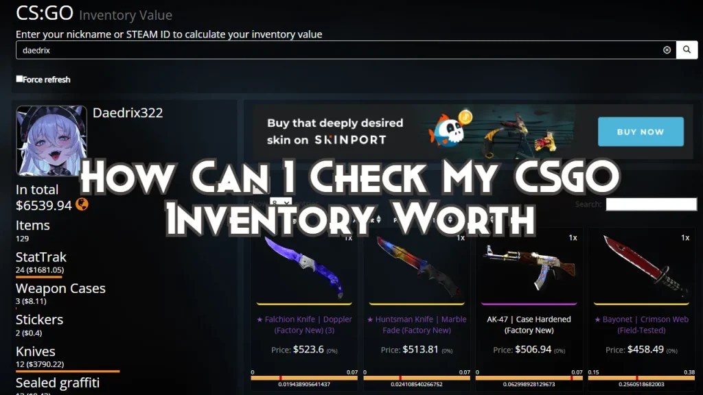 How Can I Check My CS2 Inventory Worth? Playing History
