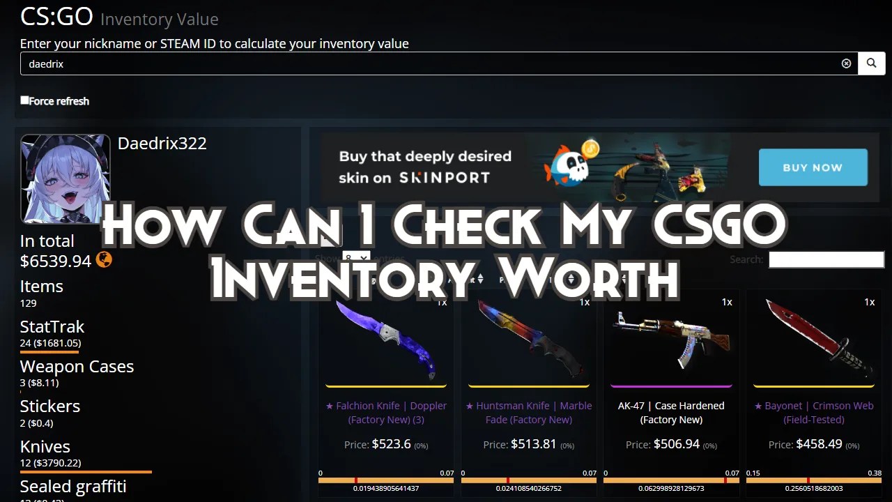 How Can I Check My CS2 Inventory Worth? Playing History