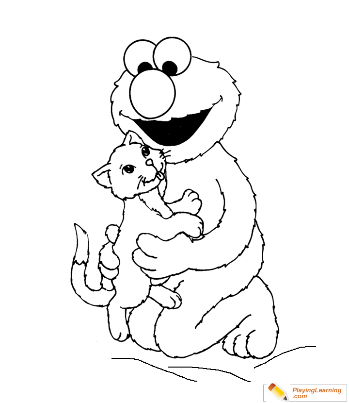 Elmo Coloring Page 18 Free Elmo Coloring Page