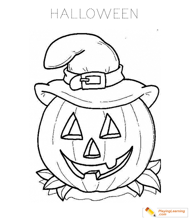 Halloween Coloring Page 02 Free Halloween Coloring Page