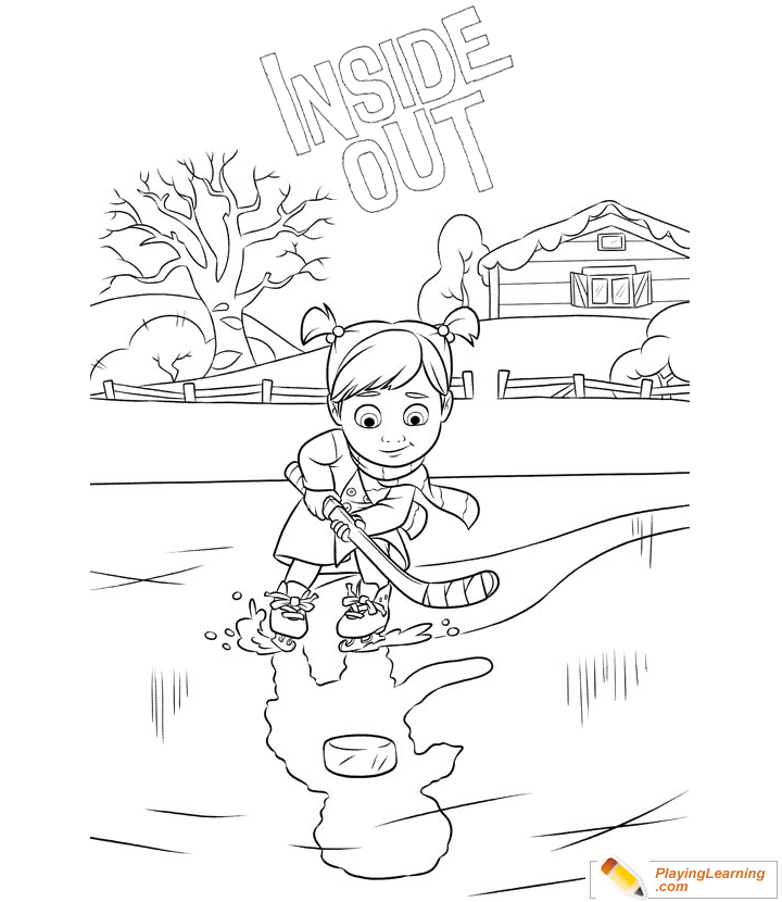 Inside Out Movie Coloring Page 03 Free Inside Out Movie Coloring Page