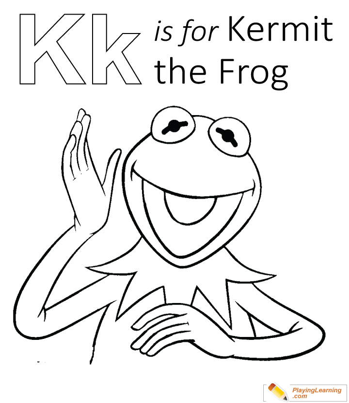Kermit The Frog Coloring Pages Printable