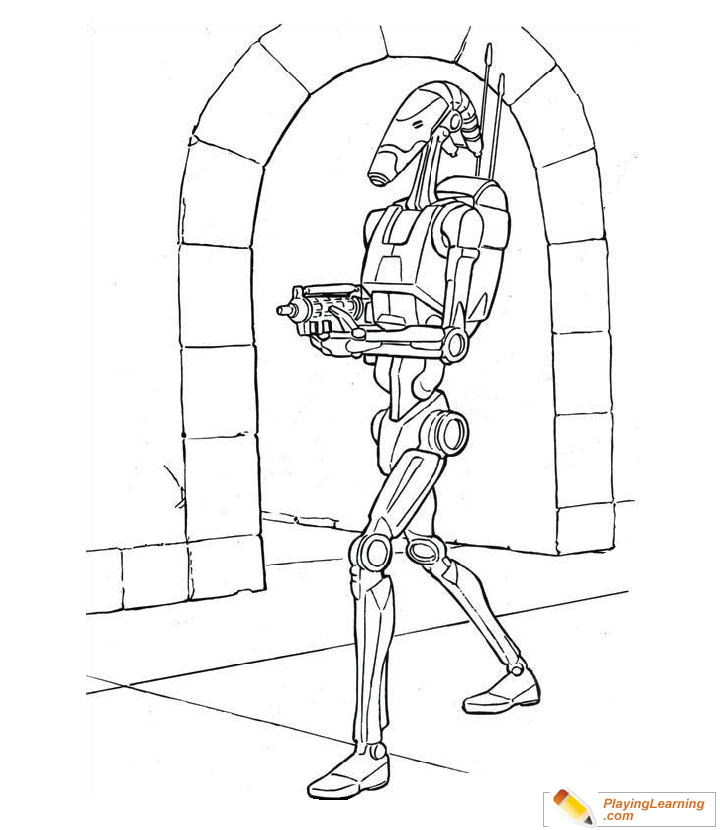 Star Wars Coloring Pages Droids