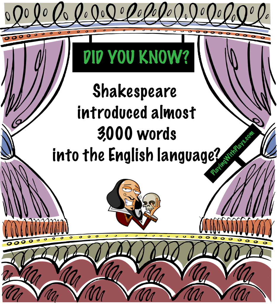 Shakespeare created 3,000 words? PLAYING WITH PLAYS Shakespeare for