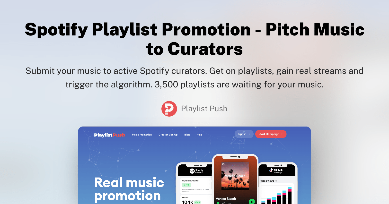 Spotify Playlist Promotion Get on Playlists Organically
