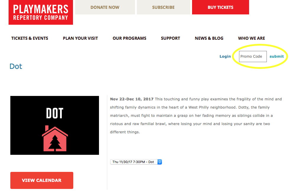 Promo Code How To PlayMakers Repertory Company