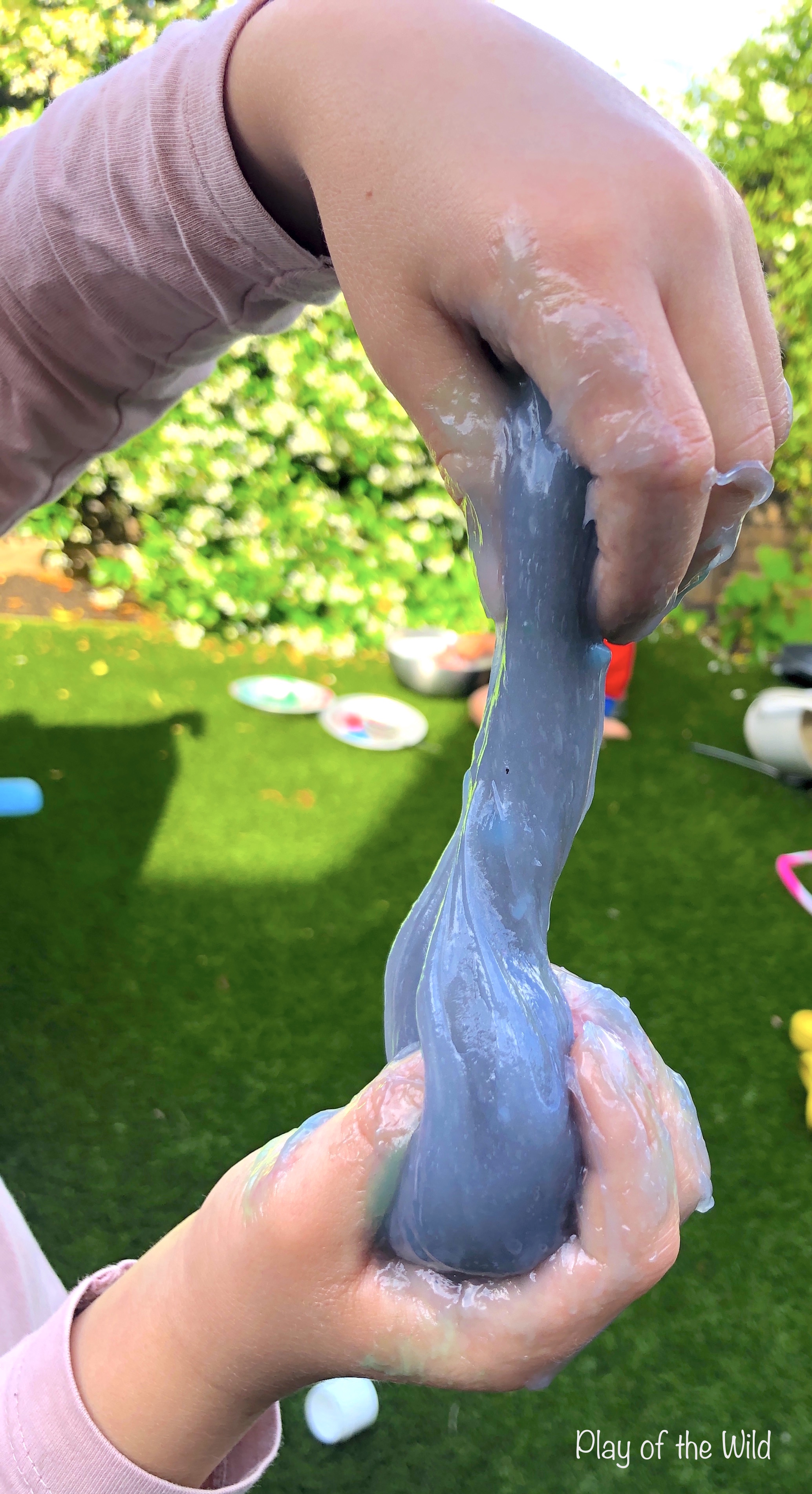 Slime Recipe with Starch Nontoxic! Play of the Wild