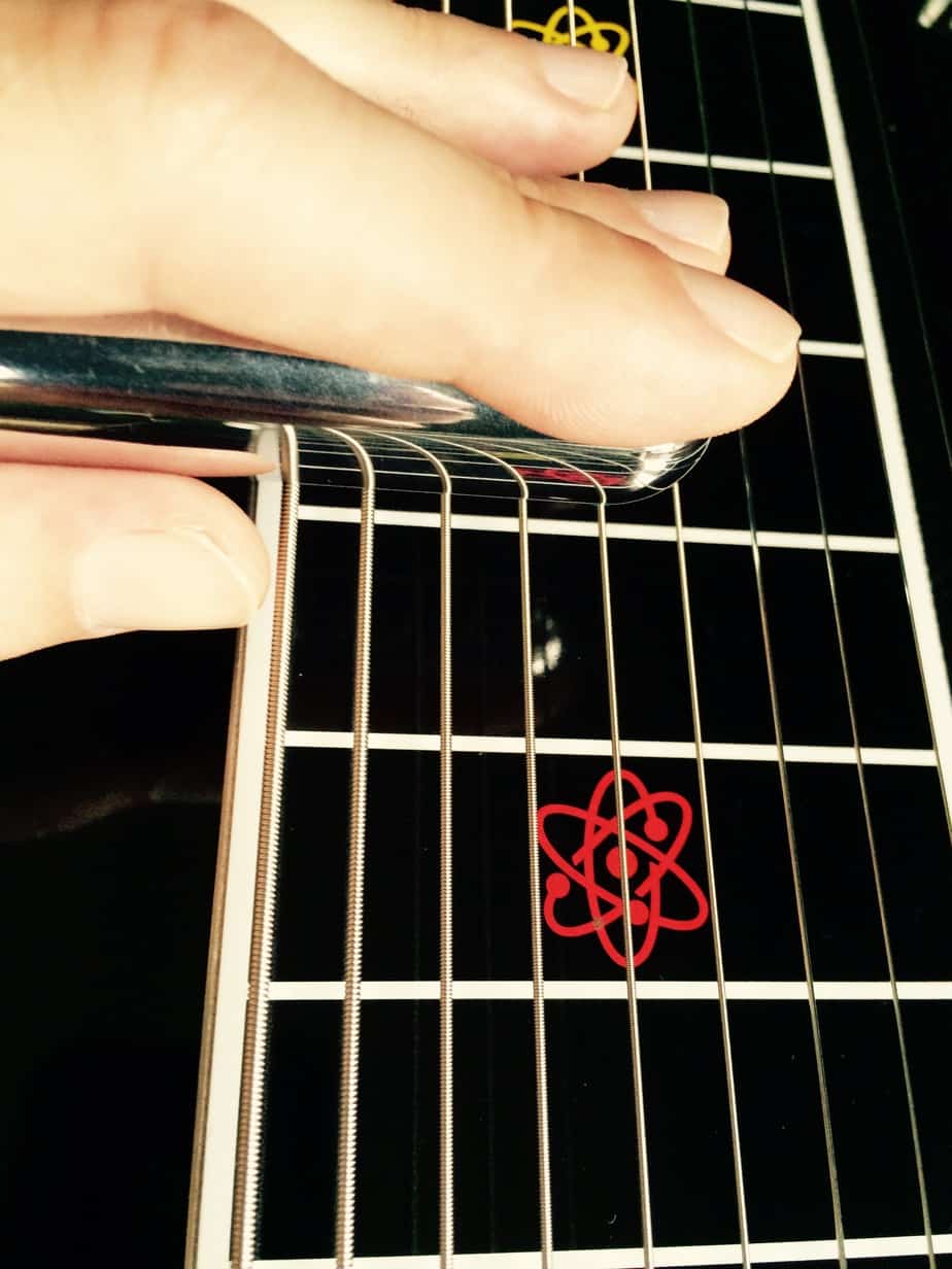 Bar Control for Steel Guitar