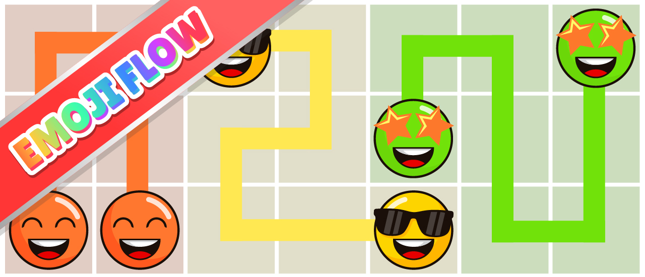 Emoji Flow Free Play free online games on PlayPlayFun