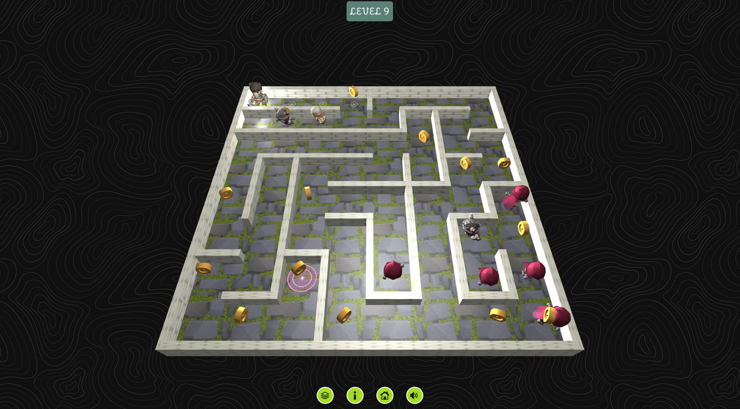 🕹️ Play 3D Maze Heroes Game Free Online Simple 3D Mazes Video Game for Kids & Adults