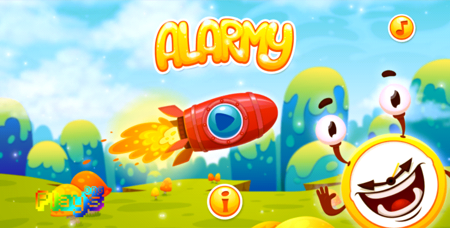 🕹️ Play Alarmy Game Free Online Physics Puzzle Video Game for Kids