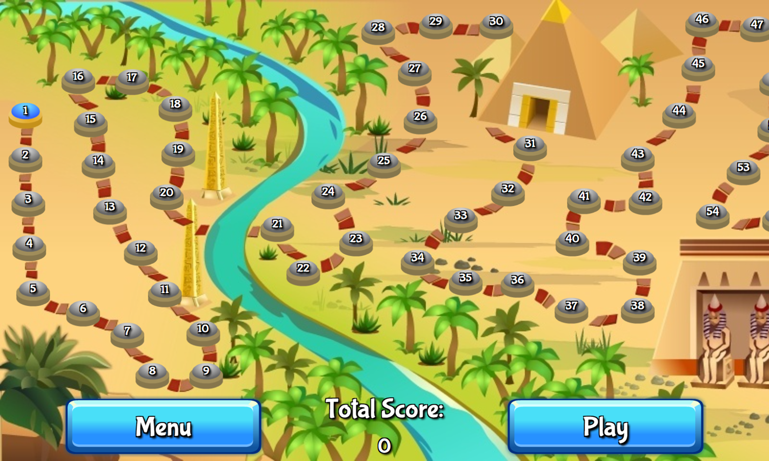 🕹️ Play Ancient Egypt Mahjong Game Free Online Hieroglyph Mahjong
