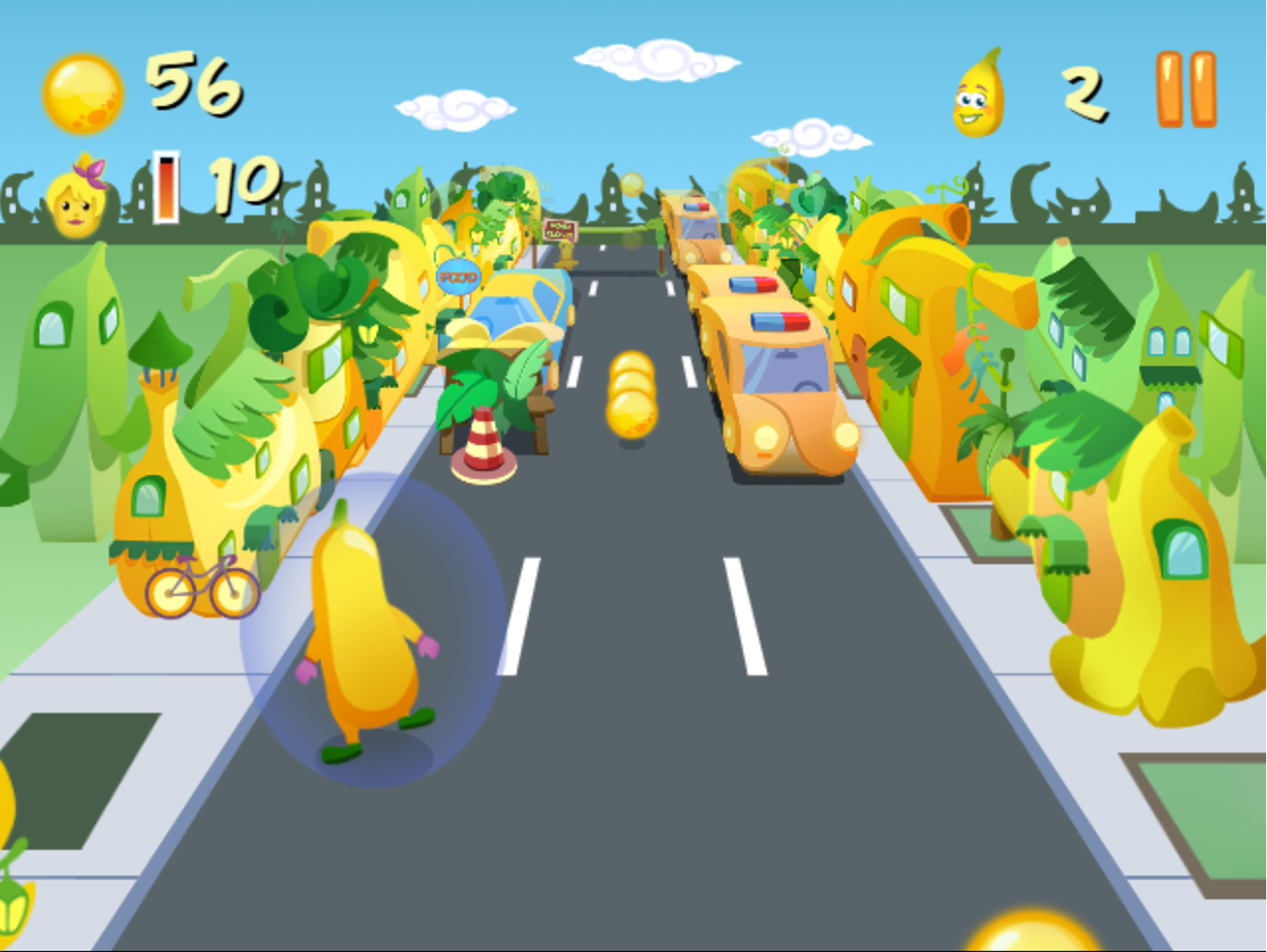 🕹️ Play Banana Running Game Free Online Endless Running Banana Video