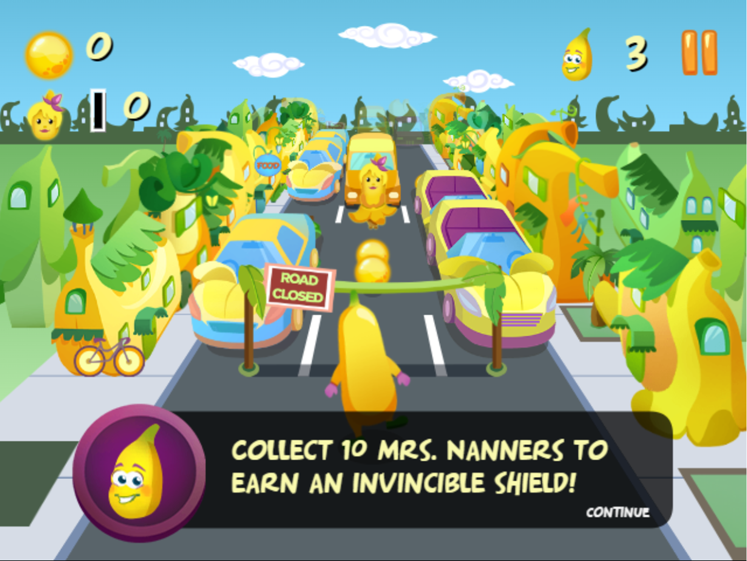 🕹️ Play Banana Running Game Free Online Endless Running Banana Video