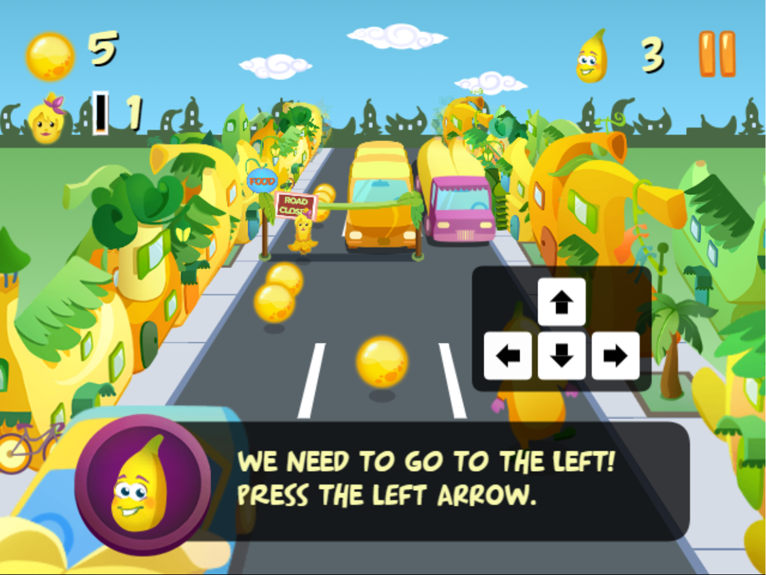 🕹️ Play Banana Running Game Free Online Endless Running Banana Video