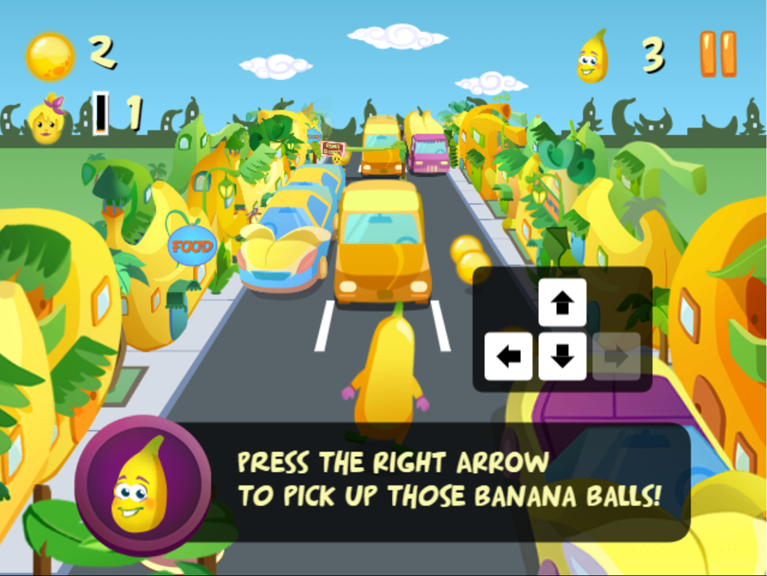 🕹️ Play Banana Running Game Free Online Endless Running Banana Video