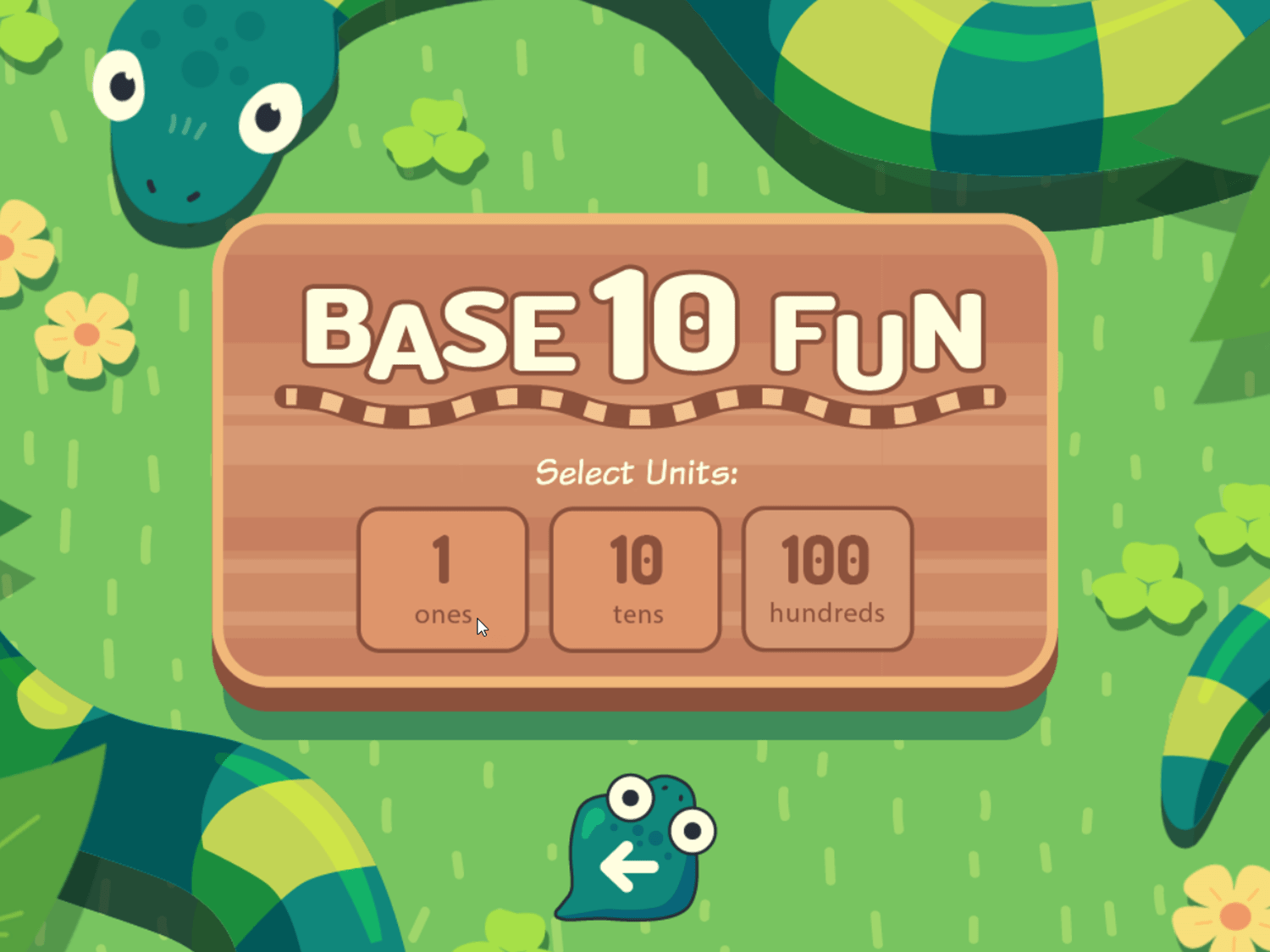 🕹️ Play Base 10 Fun Game Free Online Base Ten Place Value Number