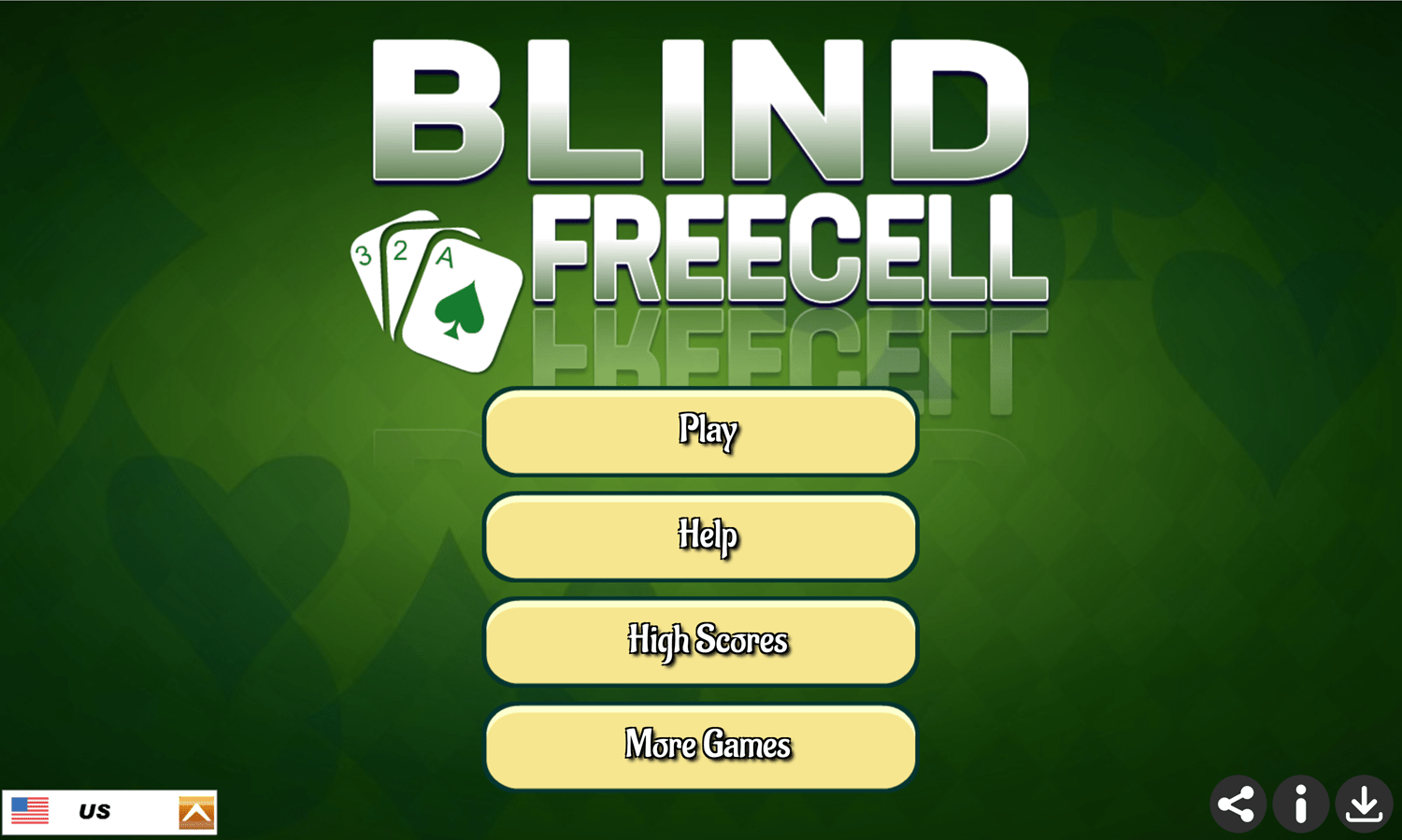 🕹️ Play Blind Freecell Game Free Online Hard Freecell Solitaire Card