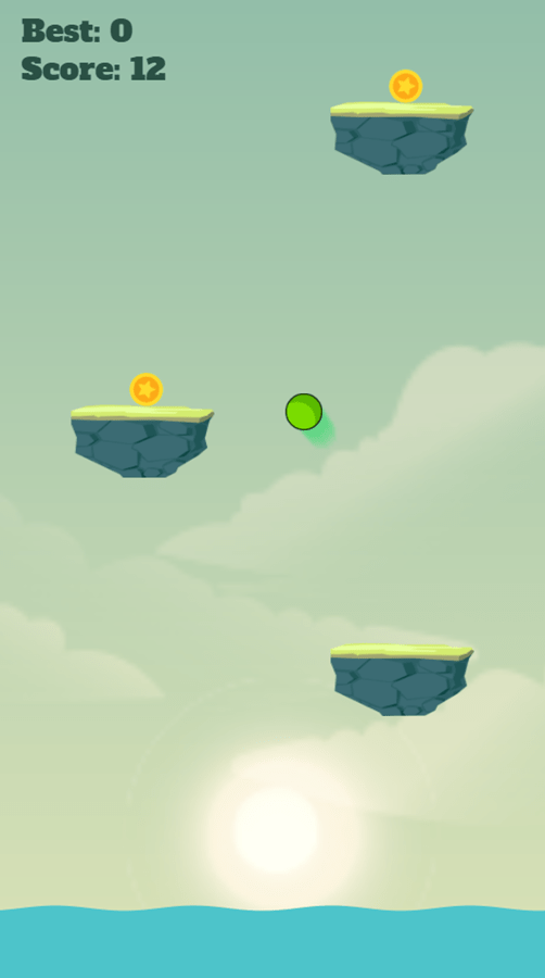 🕹️ Play Bouncing Ball Game Free Online Vertical Platform Climbing Ball