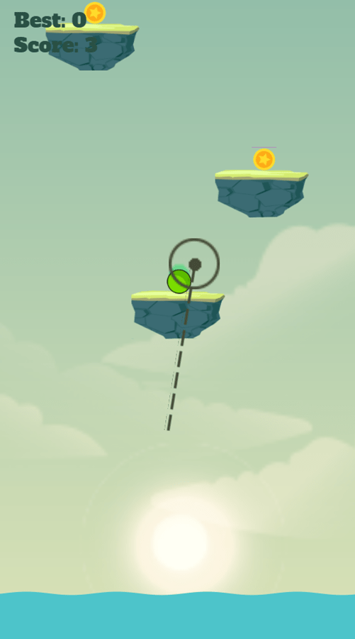 🕹️ Play Bouncing Ball Game Free Online Vertical Platform Climbing Ball