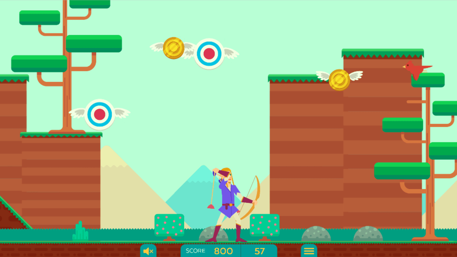 🕹️ Play Bow and Angle Game Free Online Educational Archery Geometry