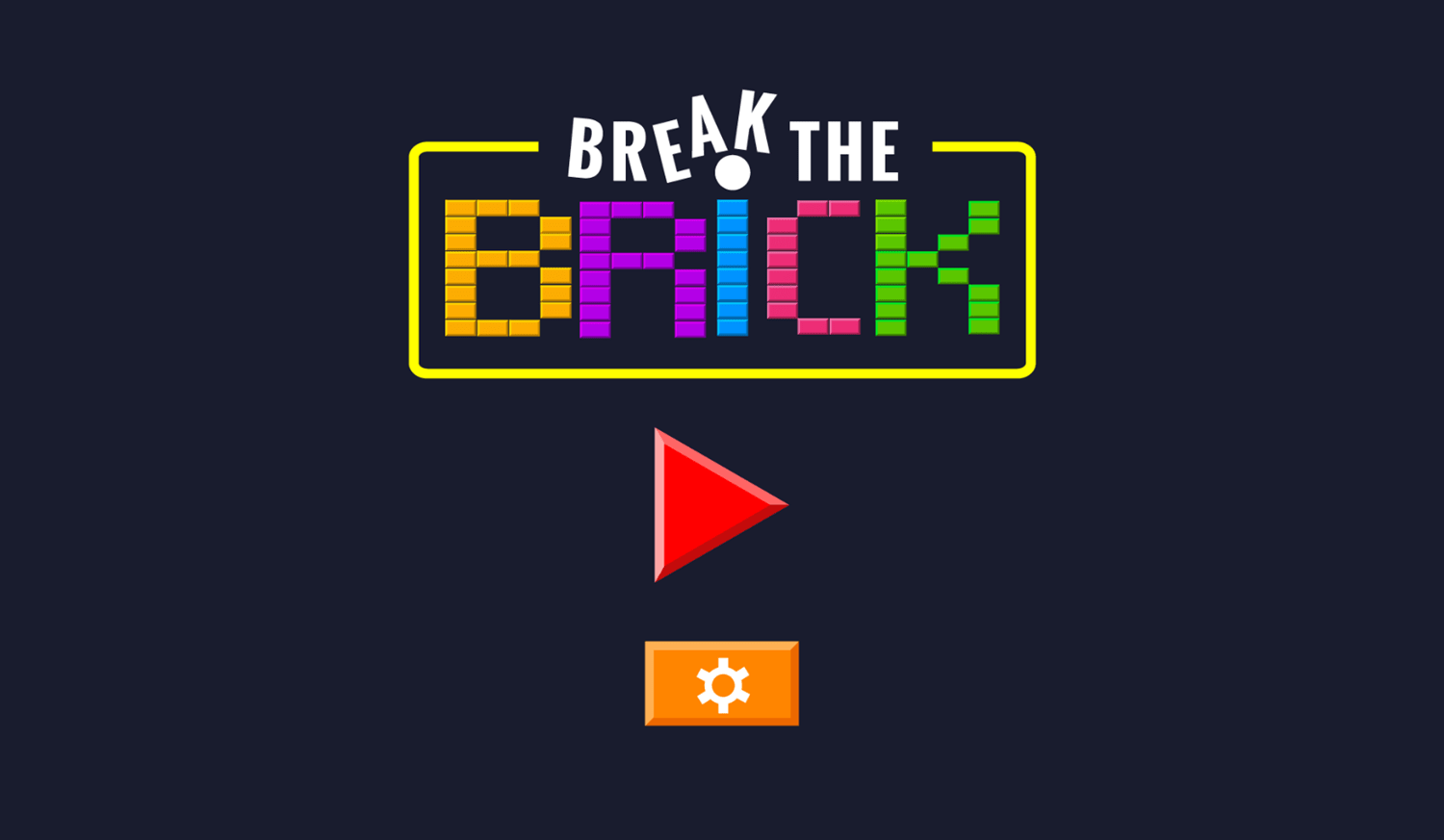 🕹️ Play Break the Brick Game Free Online BreakoutInspired Brick Breaking Video Game for Kids