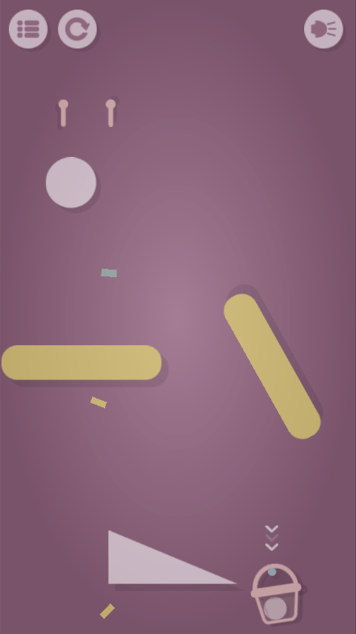 🕹️ Play Bucket Ball Game Free Online Ball Drop Physics Puzzle Video