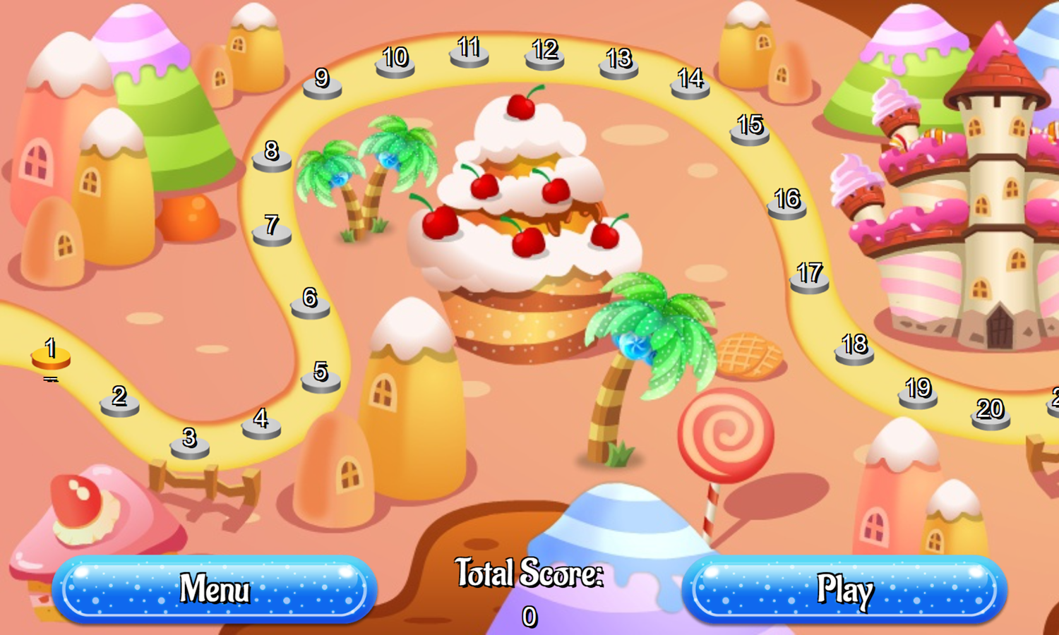 🕹️ Play Candyland Mahjong Game Free Online Candy Themed Mahjong Slide