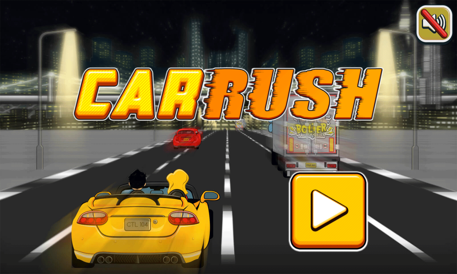 🕹️ Play Car Rush Game Free Online HTML Car Racing Video Game for Kids