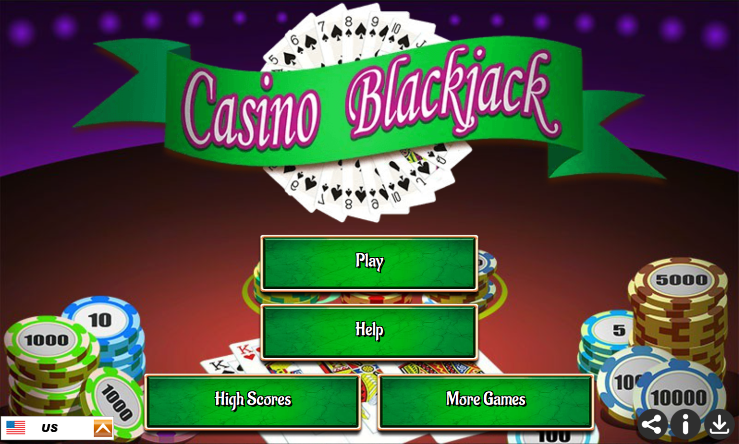 🕹️ Play Casino Blackjack Game Free Online Blackjack Strategy Video Game for Kids & Adults