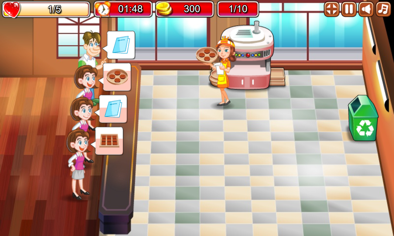 🕹️ Play Chocolate Shop Game Free Online Candy Store Time Management