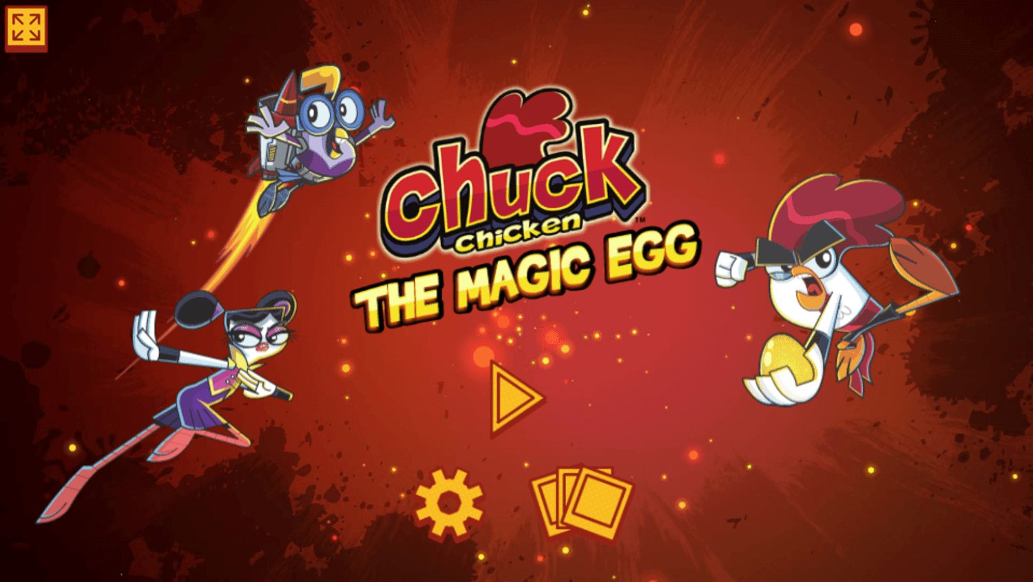🕹️ Play Chuck Chicken the Magic Egg Game Free Online Cartoon Egg