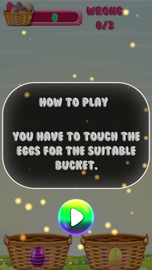 🕹️ Play Collect The Easter Eggs Game Free Online Easter Egg Easter Sorting Video Game for Kids