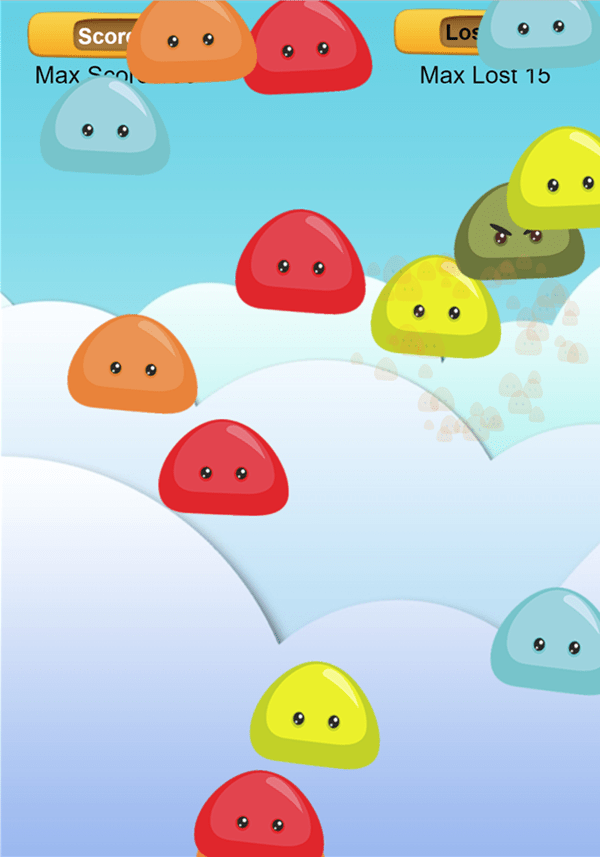 🕹️ Play Colour Jelly Touch Game Free Online Idle Tapping Jelly Popping