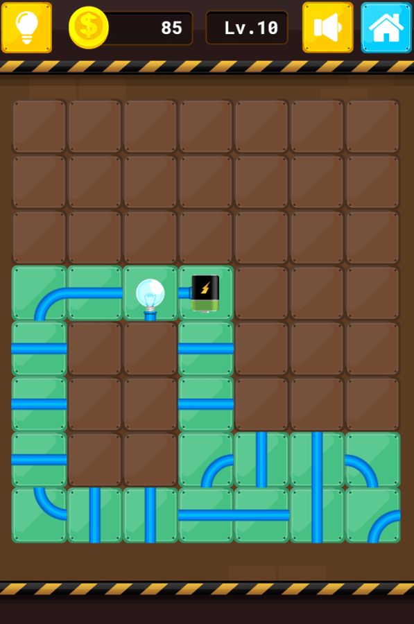 🕹️ Play Connector Game Free Online Tile Rotation Electrical Network Building Video Game for