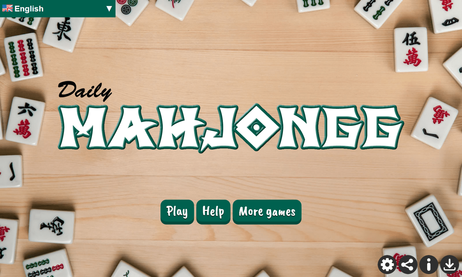 🕹️ Play Daily Mahjongg Game Free Online Daily Mahjongg Solitaire Video