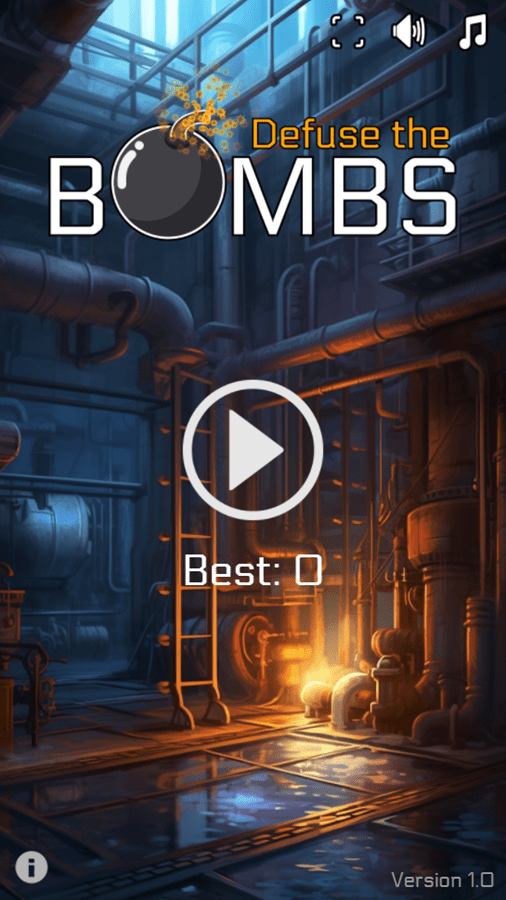 🕹️ Play Defuse the Bombs Game Free Online Line Clearing Video Game for