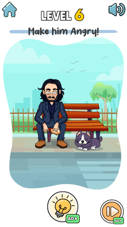 🕹️ Play Delete Story Game Free Online DOP Scene Eraser Brain Puzzle