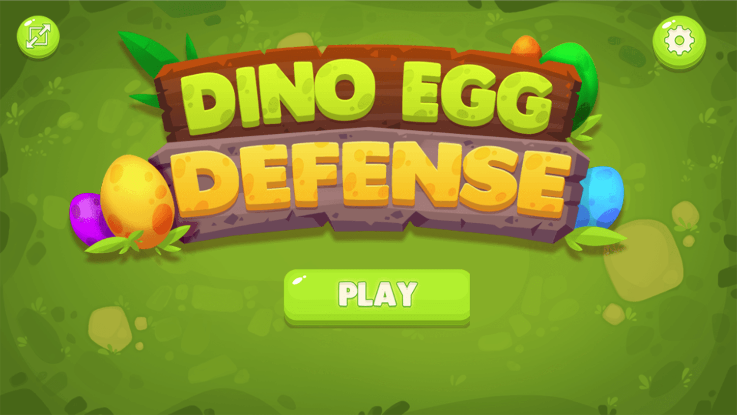 🕹️ Play Dino Egg Defense Game Free Online Chain Reaction Dinosaur Egg