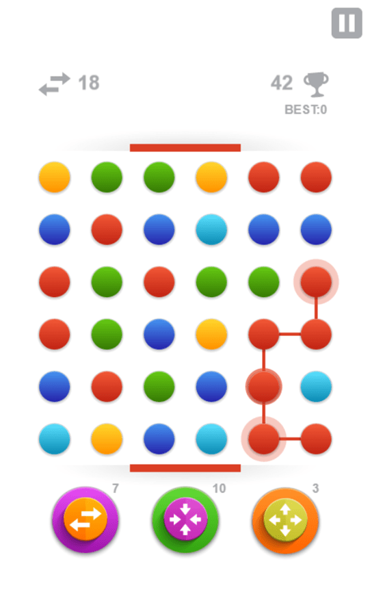??????? Play Dots Mania Game Free Online Colored Dot Connecting Match 3
