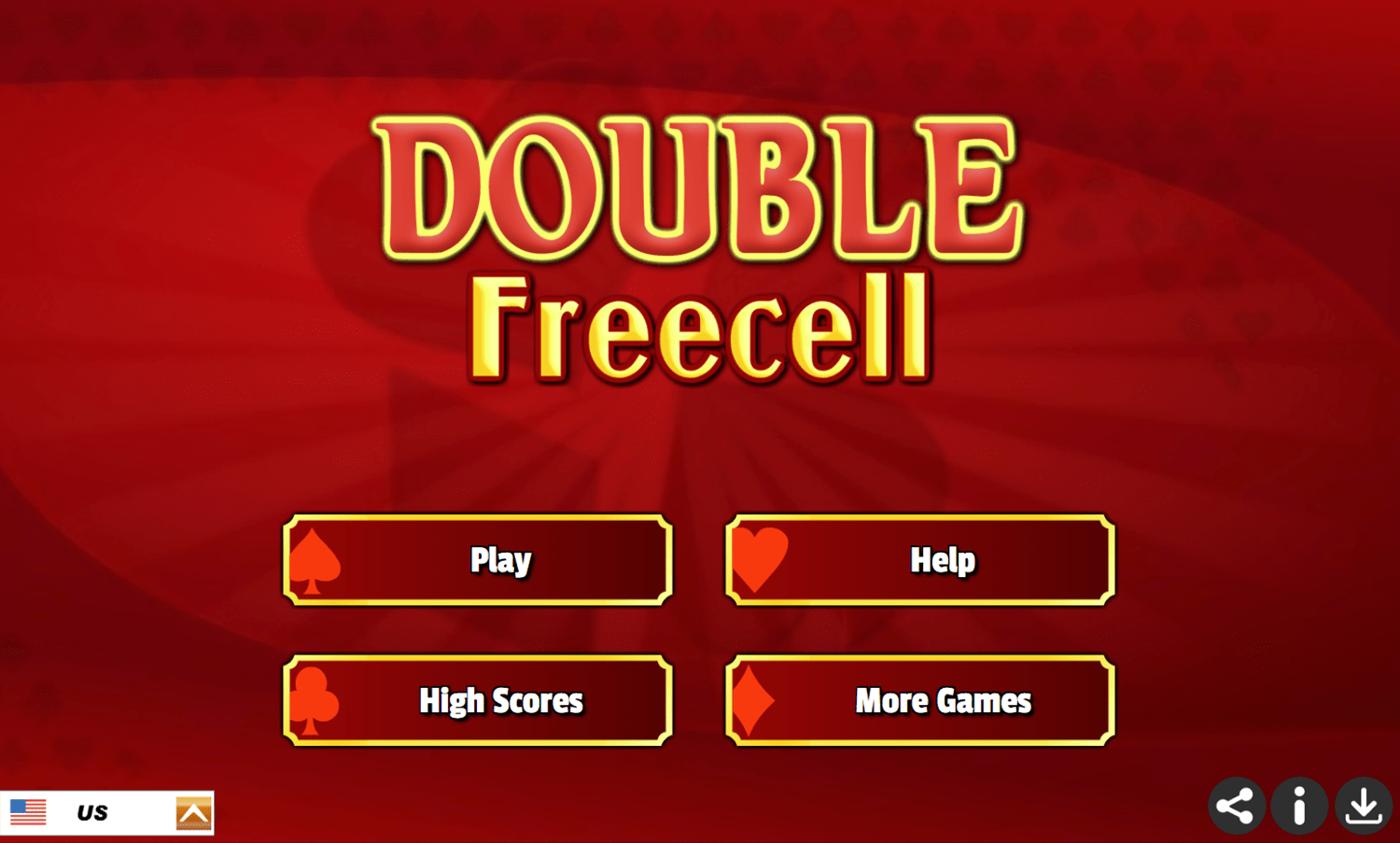 🕹️ Play Double Freecell Game Free Online Difficult 2Deck Freecell