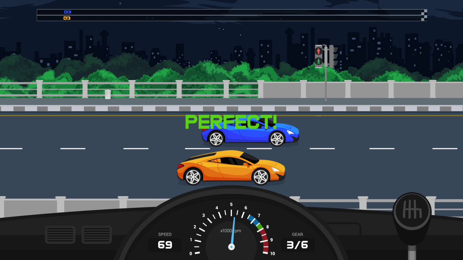 🕹️ Play Drag Racing Game Free Online Gear Shifting Car Racing Video