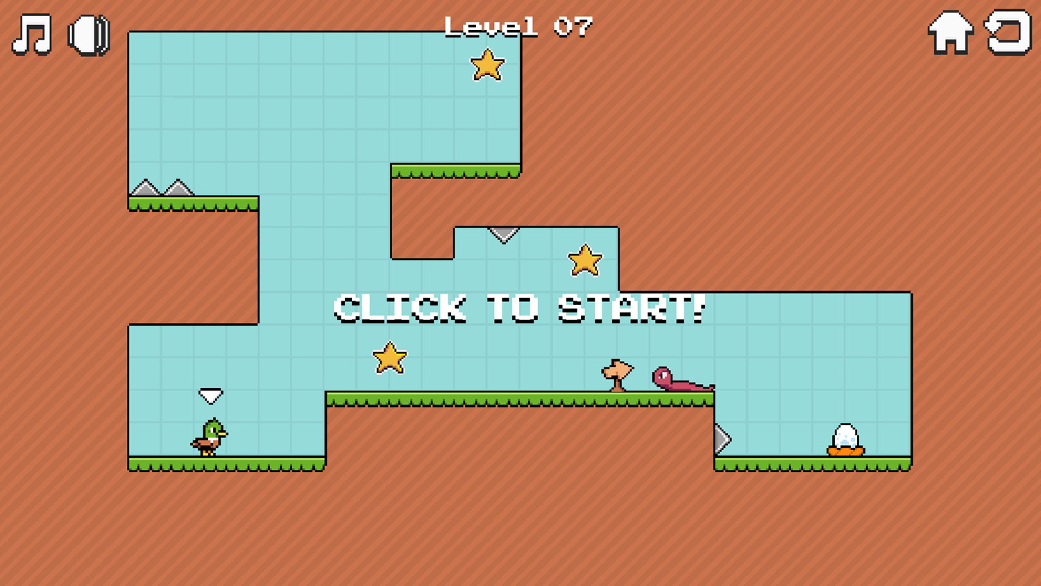🕹️ Play Duck Auto Run Game Free Online Running Duck Platformer Level