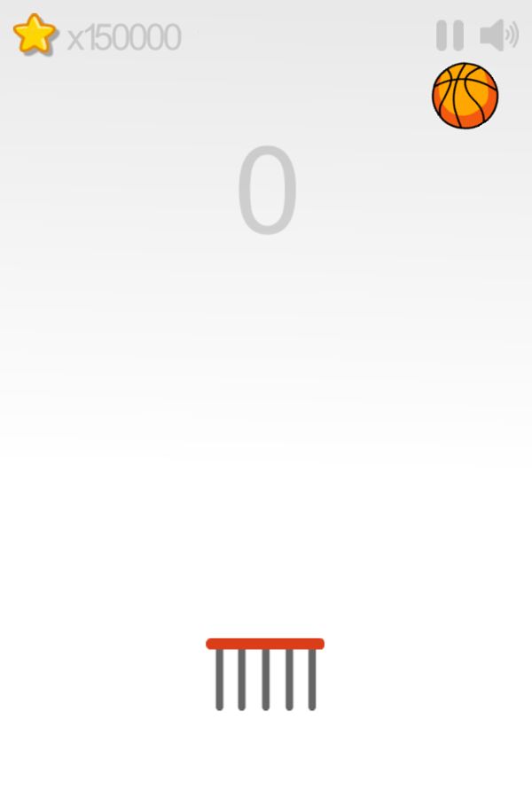 🕹️ Play Dunk Ball Game Free Online Basket Moving Basketball Catching Video Game for Kids & Adults