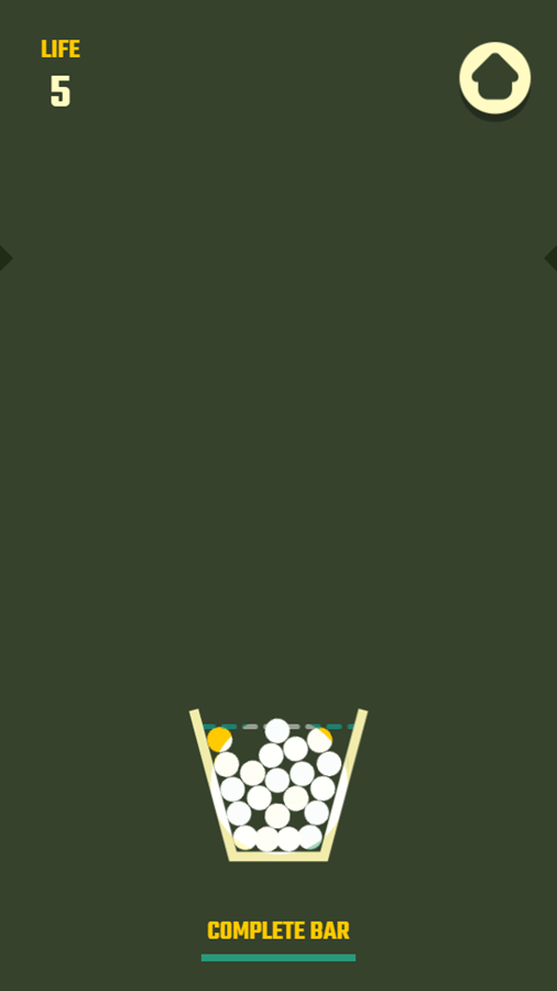 🕹️ Play Filled Glass Game Free Online Ball Pouring Cup Filling Physics