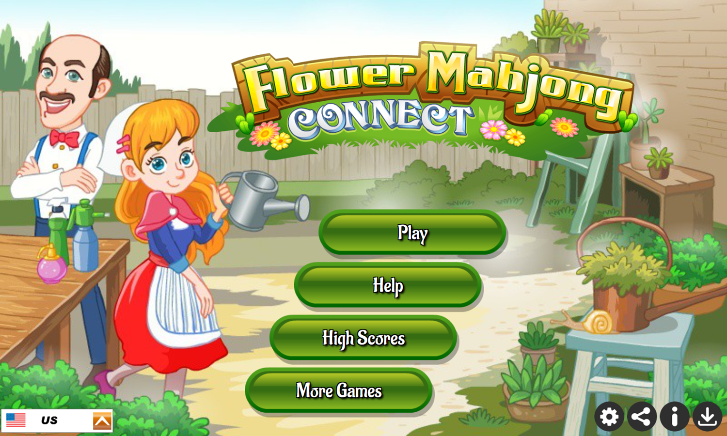 🕹️ Play Flower Mahjong Connect Game Free Online Flowers Mahjong