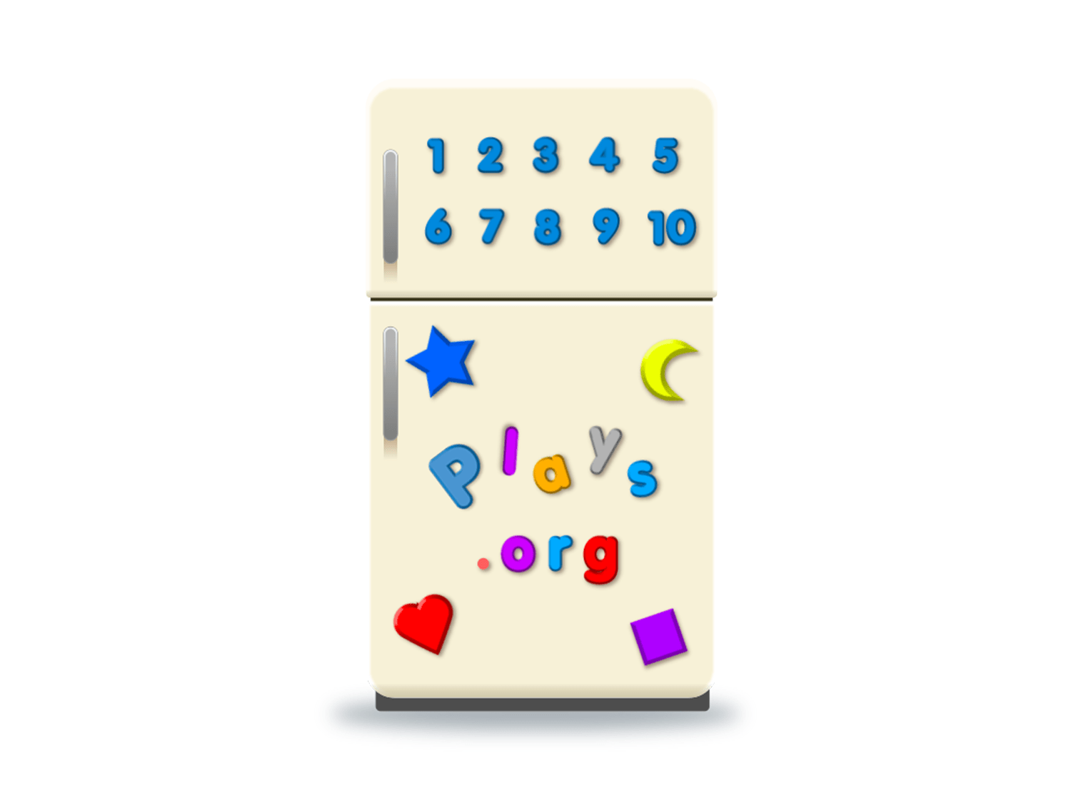 🕹️ Play Fun With the Fridge Game Free Online Letter, Numbers, & Shapes