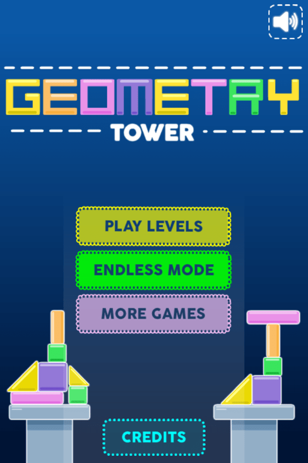 🕹️ Play Geometry Tower Game Free Online Shape Stacking Video Game for