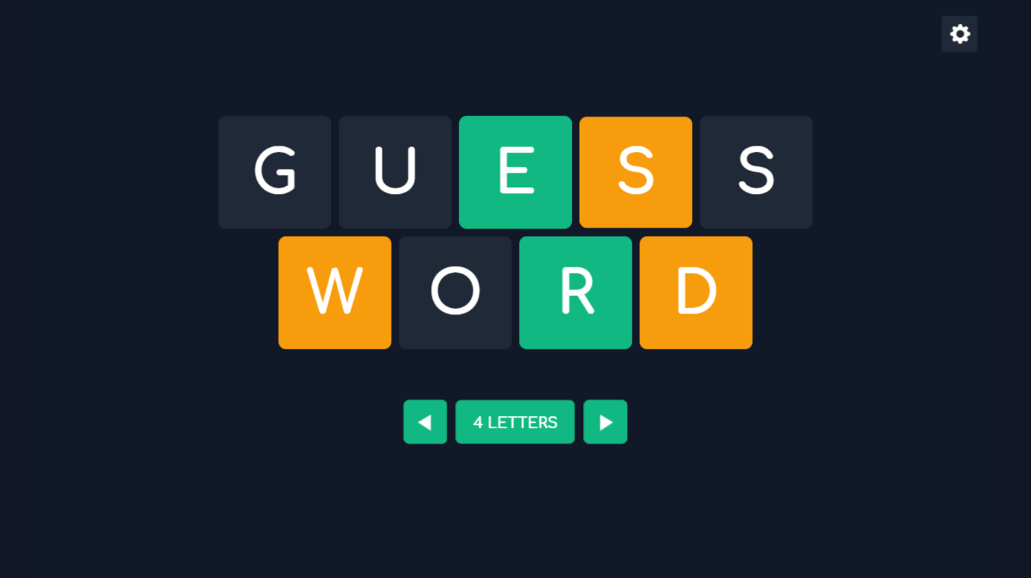 🕹️ Play Guess Word Game: Free Online Word Spelling Letter Tiles Video