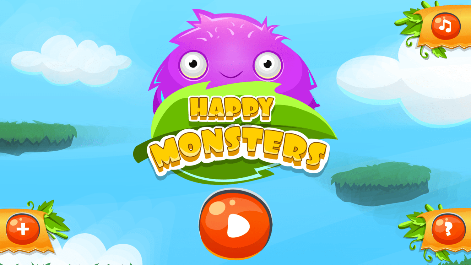 🕹️ Play Happy Monsters Game Free Online Spatial Logic Puzzle Monster